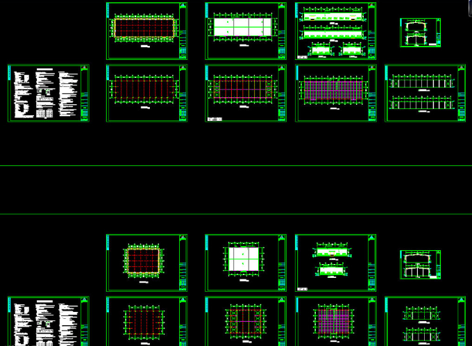 巩义钢结构厂房图纸
