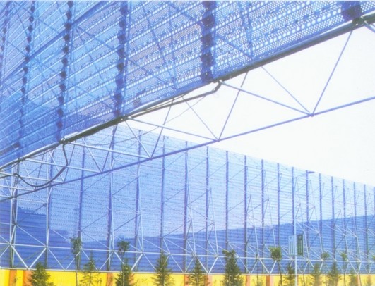 巩义环保扫风墙网架工程